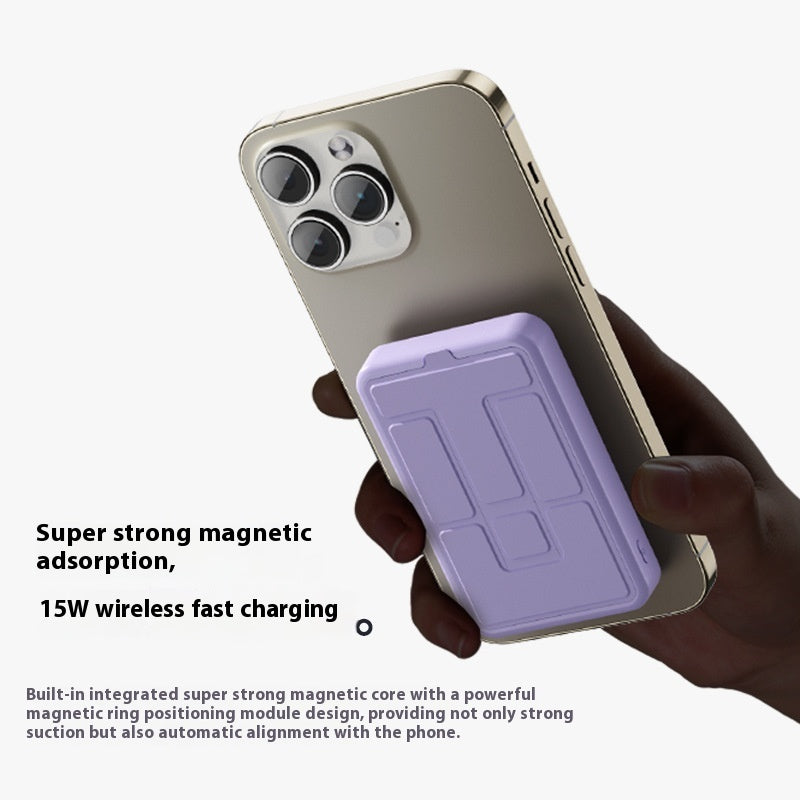 Magnetic Wireless Power Bank With Bracket