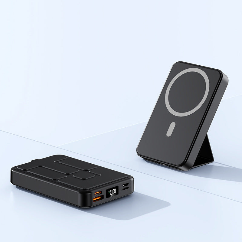 Magnetic Wireless Power Bank With Bracket